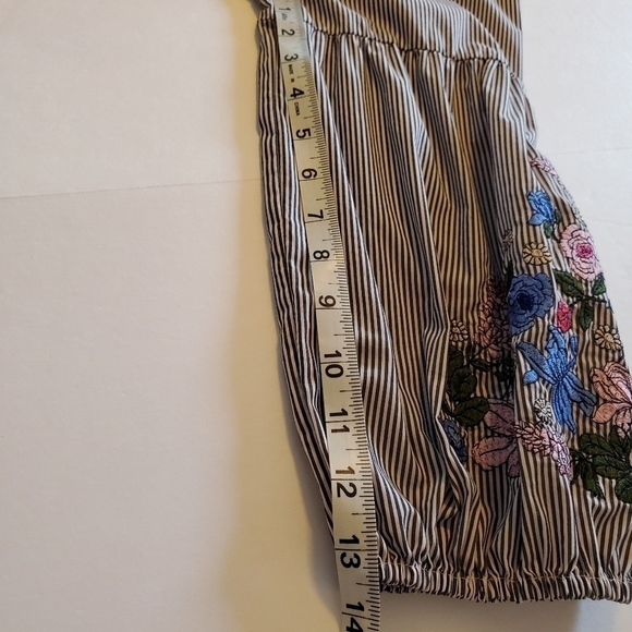 Liz Claiborne Floral Embroidered Balloon Sleeve Blouse Sz XL - Picture 10 of 16